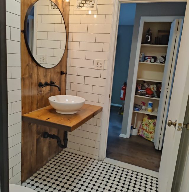 Wood Bathroom